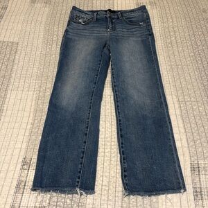 Buckle black size 28 x 28 cropped straight fit no. 53 mid-rise blue jeans